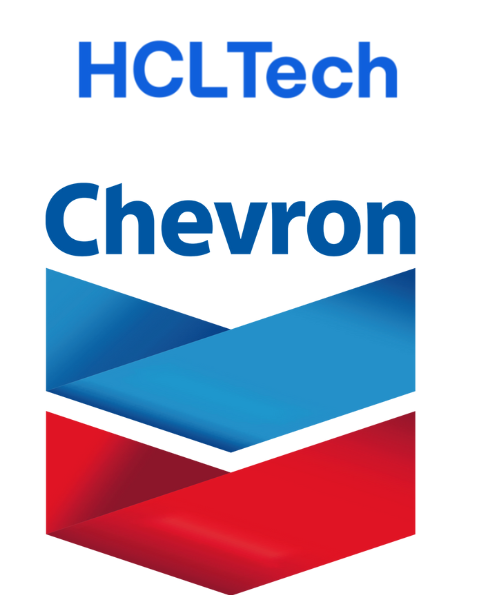 HCLTech & Chevron Logo